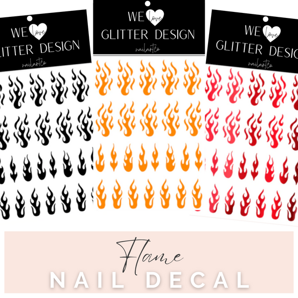 Nail Decal - Flame Collection
