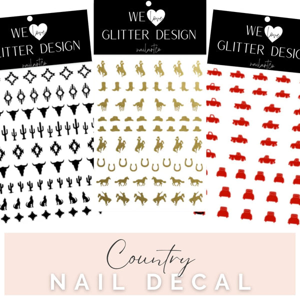 Nail Decal - Country Collection