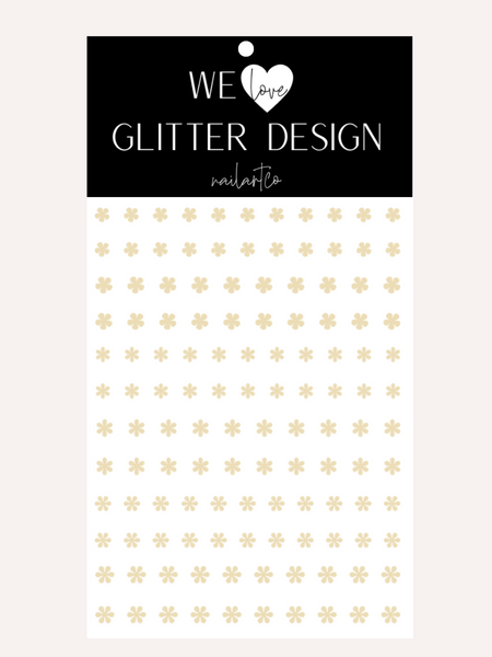 Mini Flowers Nail Decal | (Select Color)