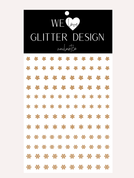 Mini Flowers Nail Decal | (Select Color)