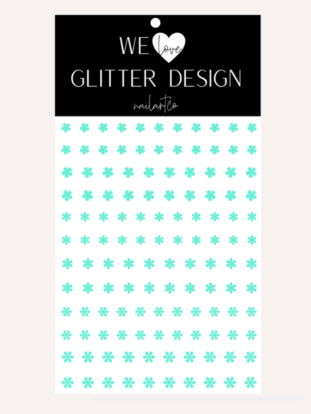 Mini Flowers Nail Decal | (Select Color)