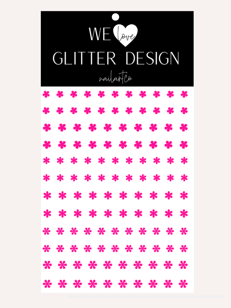 Mini Flowers Nail Decal | (Select Color)