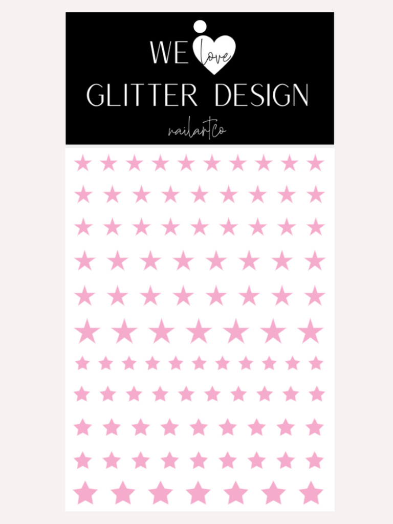 All Stars Nail Decal | Soft Pink