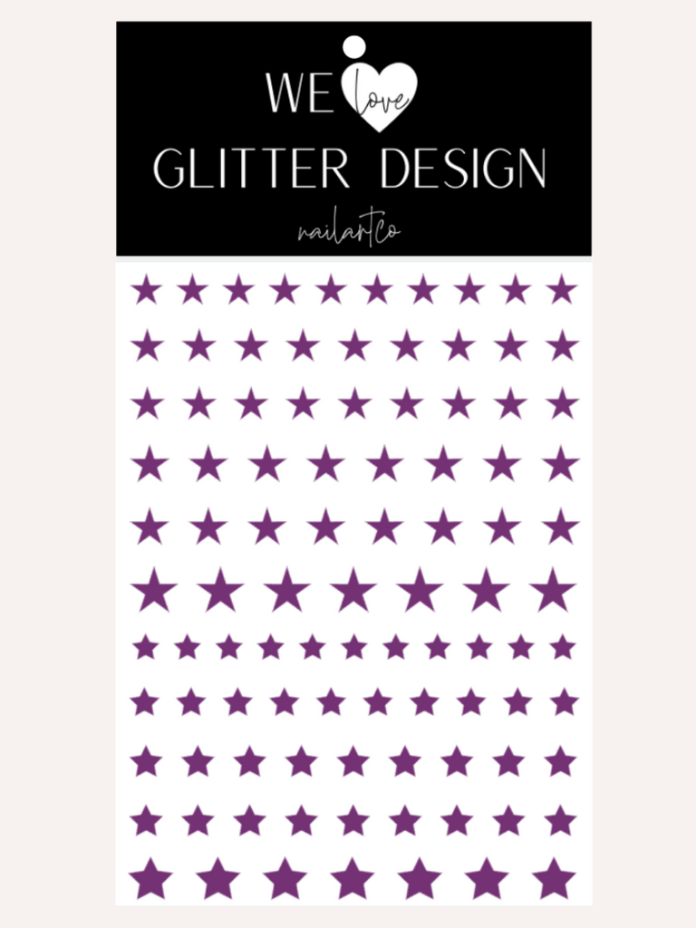 All Stars Nail Decal | Violet