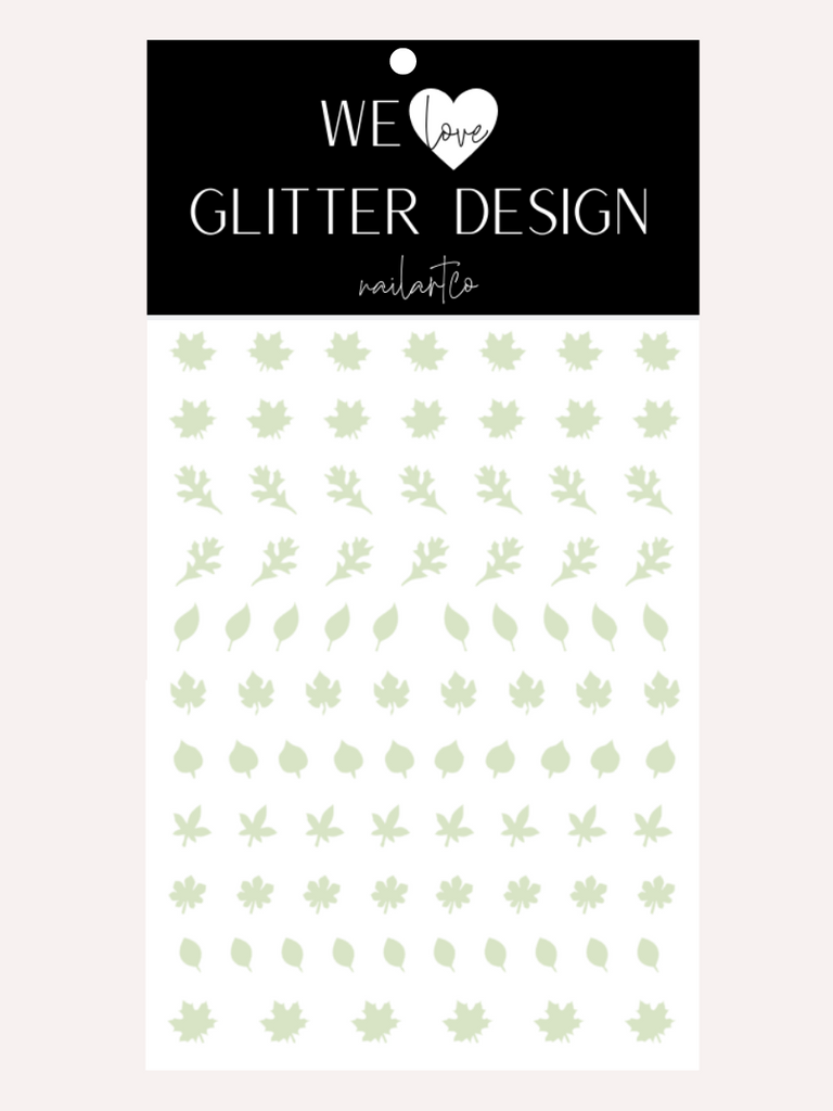 Leaves (Design 1) Nail Decal | Livable Green