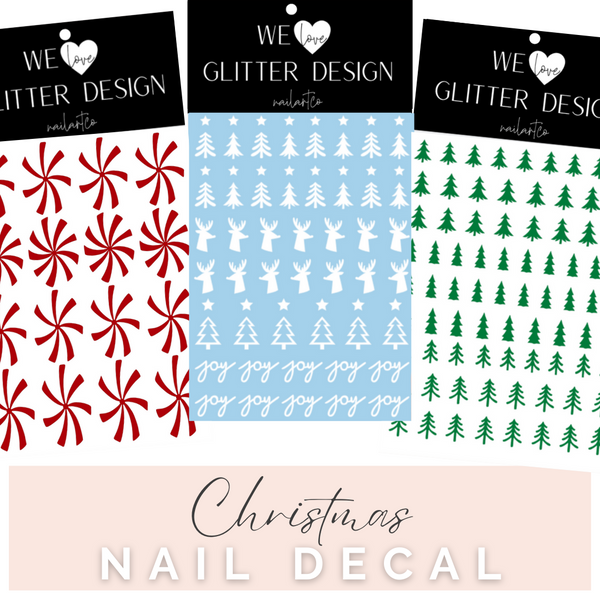 Nail Decal - Christmas Holiday Collection