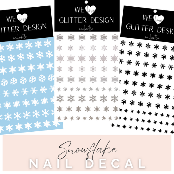 Nail Decal - Snowflake Collection