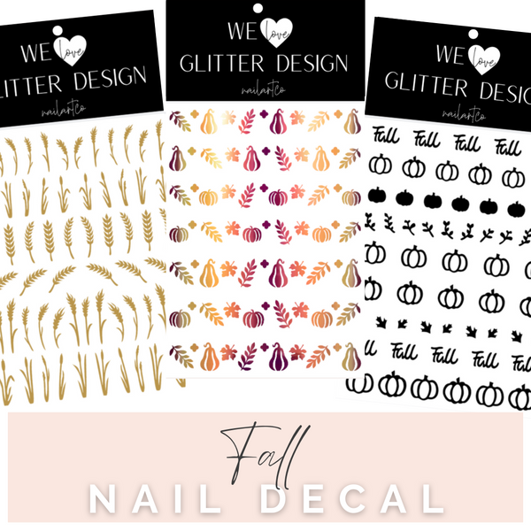 Nail Decal - Fall Collection