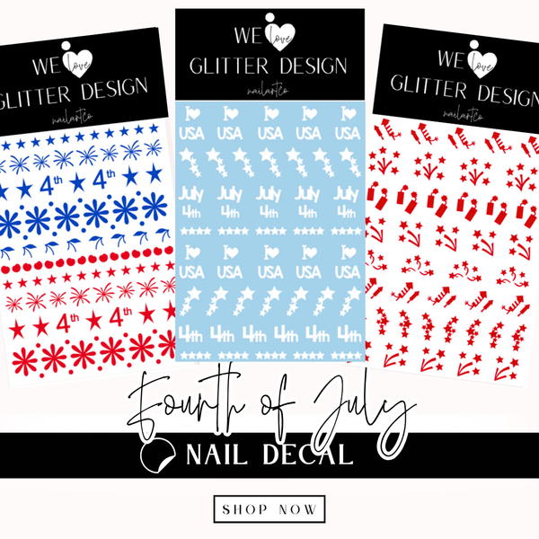 Nail Decal - 4TH Of July