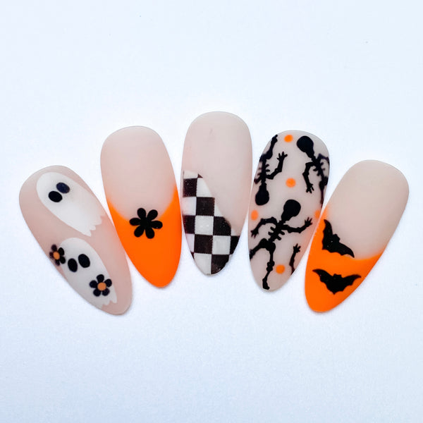 Mr. Bones Nail Decal | Black