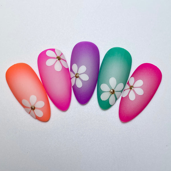 Beauty In Bloom Nail Decal (Comes Un-Weeded) | White