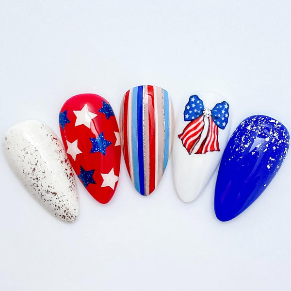 All Stars Nail Decal | White