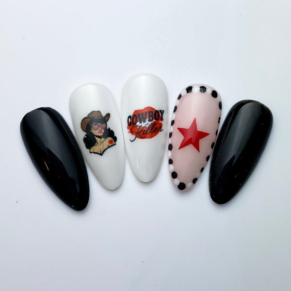 All Stars Nail Decal | Red