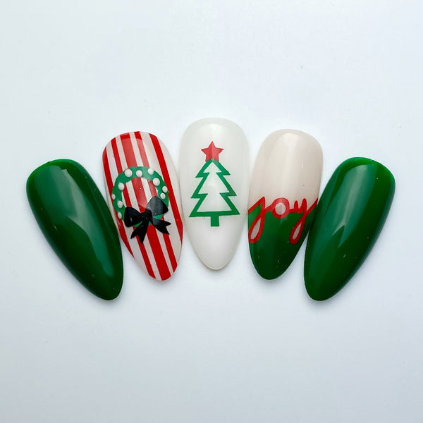 Stripes Nail Decal | Red