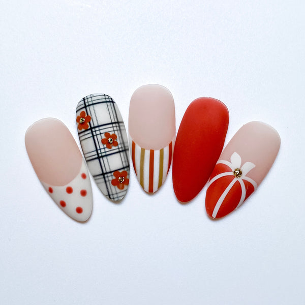 Stripes Nail Decal | Light Brown