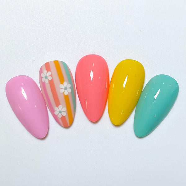 Stripes Nail Decal | Yellow