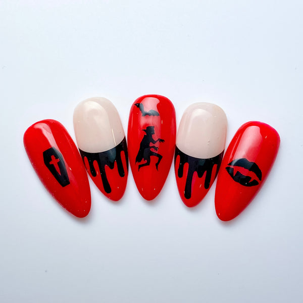 Dracula Nail Decal | Black