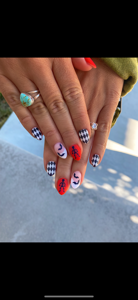 Mr. Bones Nail Decal | Black