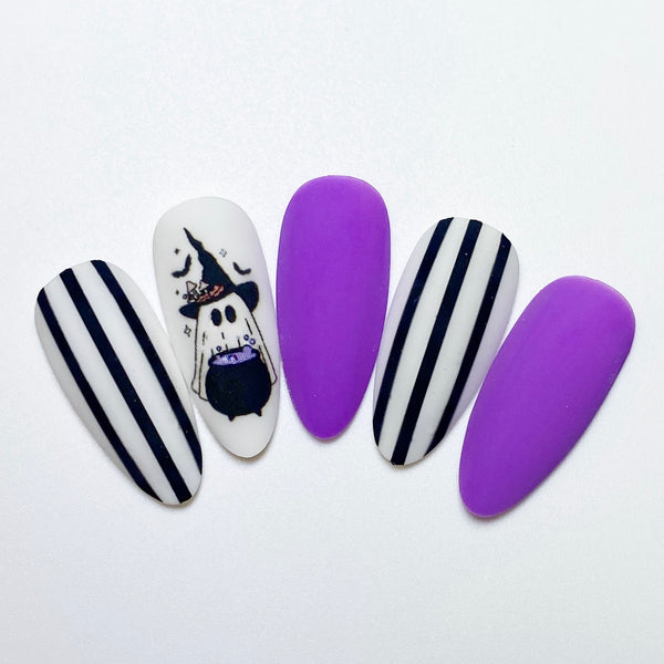 Stripes Nail Decal | Black