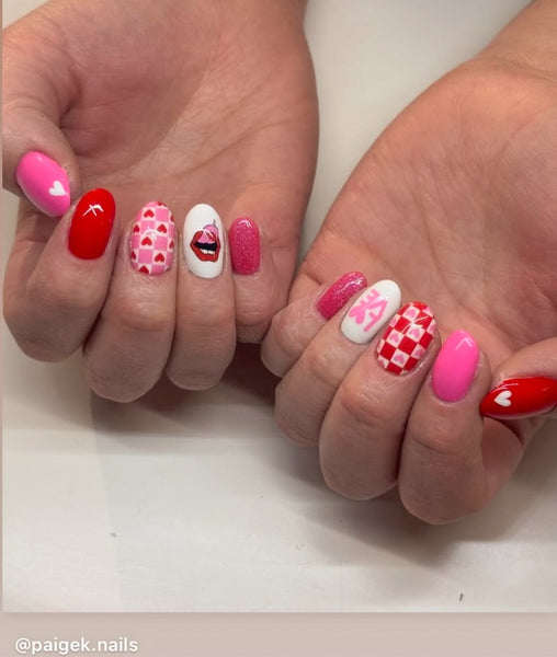 Cupid Valentine Nail Decal | Soft Pink (*Comes Un-Weeded)