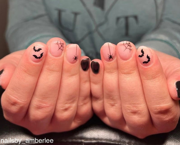 All Bats Nail Decal | Black