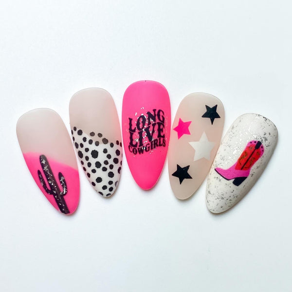 All Stars Nail Decal | White