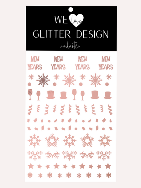 New Years Celebration | Chrome Rose Gold