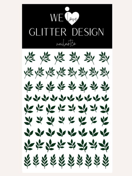 Fall Stems (Design 2) Nail Decal | (Choose Color)