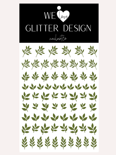 Fall Stems (Design 2) Nail Decal | (Choose Color)
