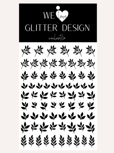 Fall Stems (Design 2) Nail Decal | (Choose Color)