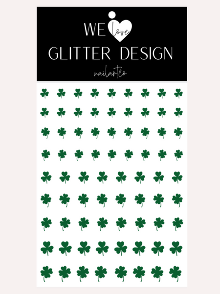 All Clovers Nail Decal | Green