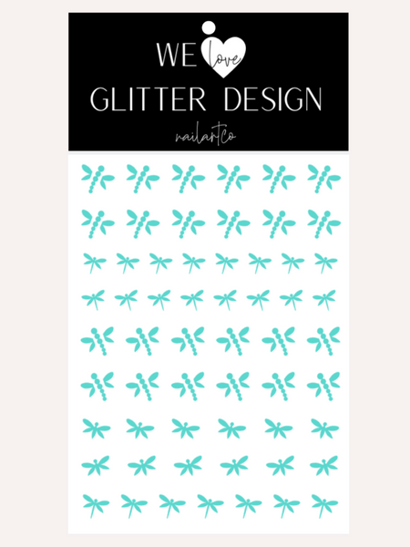 Dragonfly Nail Decals | Mint