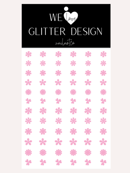 Flower Variety Nail Decal | Soft Pink
