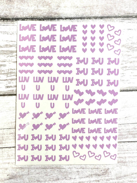 (Discontinued) I love You | Lilac
