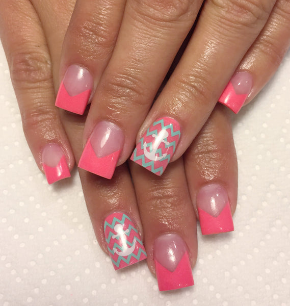 Chevron Nail Decal | Mint