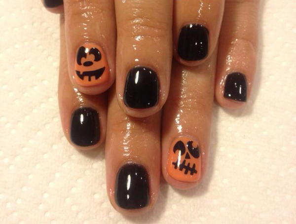 Jack-O-Lantern Faces DESIGN 1 | Black