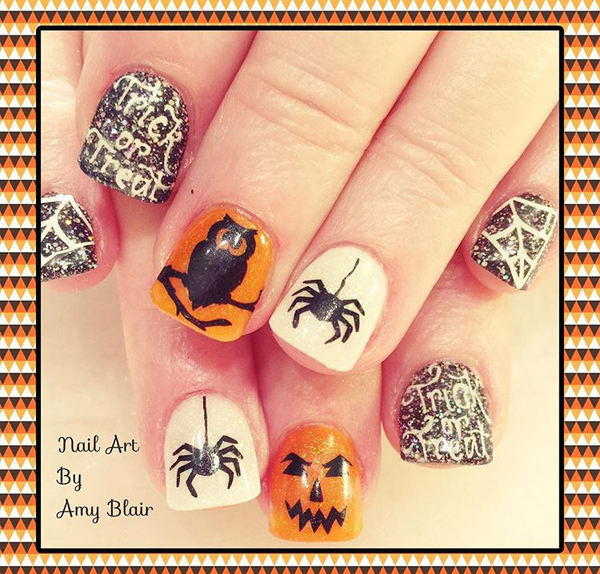 Jack-O-Lantern Faces DESIGN 1 | Black