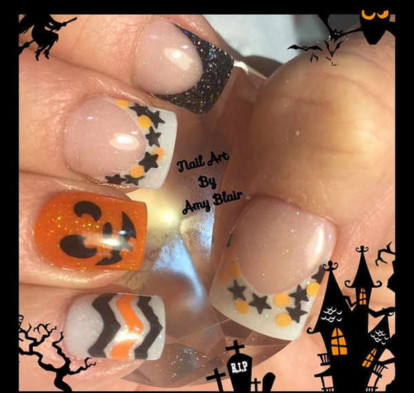 Jack-O-Lantern Faces DESIGN 1 | Black
