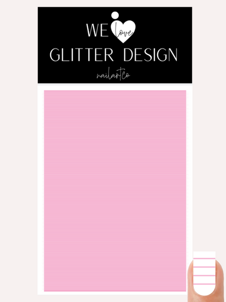Striping Tape Nail Decal | Soft Pink