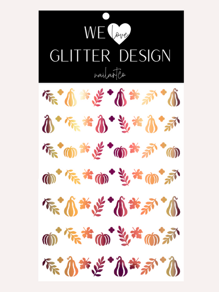 Oh My Gourd Nail Decal | Opal // Orchid Purple