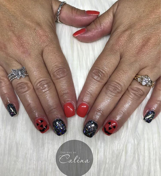 Jack-O-Lantern Faces DESIGN 1 | Black