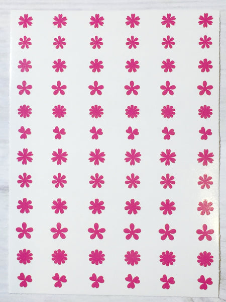 Flower Variety Nail Decal | Pink