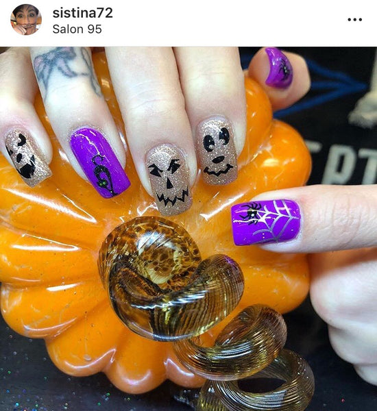 Jack-O-Lantern Faces DESIGN 1 | Black