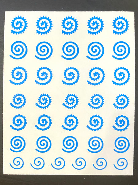 (Discontinued) Spirals | Light Blue