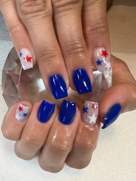All Stars Nail Decal | Blue