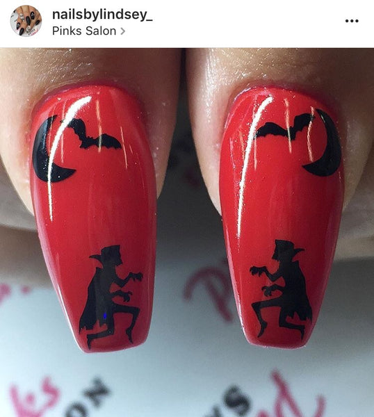 Dracula Nail Decal | Black