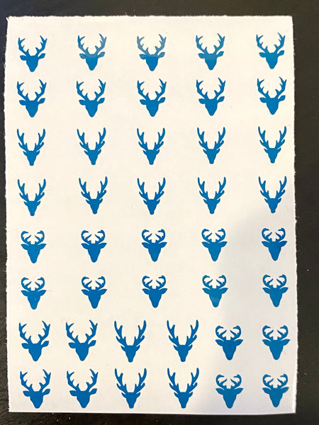 (Discontinued) Deer Head | Petrol Blue