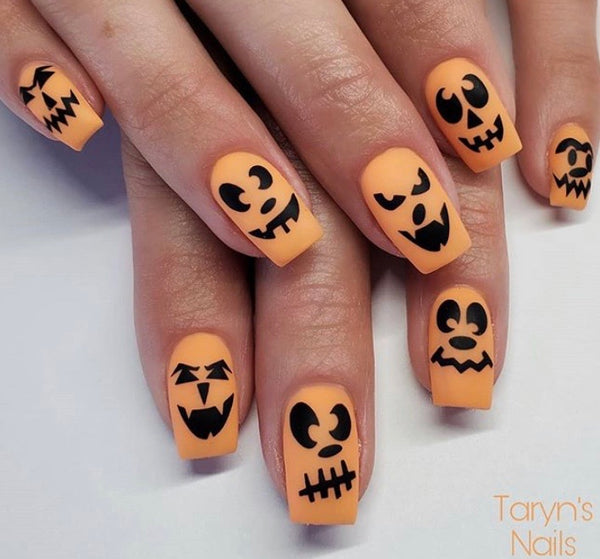 Jack-O-Lantern Faces DESIGN 1 | Black