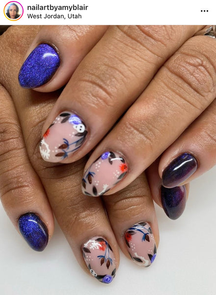 Mr. Bones Nail Decal | White