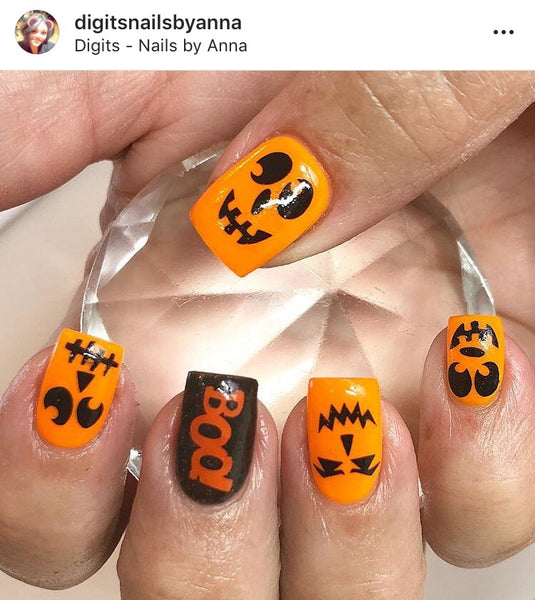 Jack-O-Lantern Faces DESIGN 1 | Black